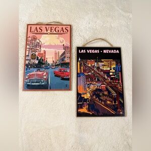 Las Vegas Art Photography Set - Red and Black